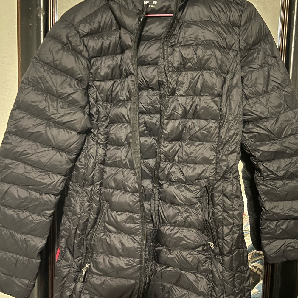 Black Quilted Puffer Jacket